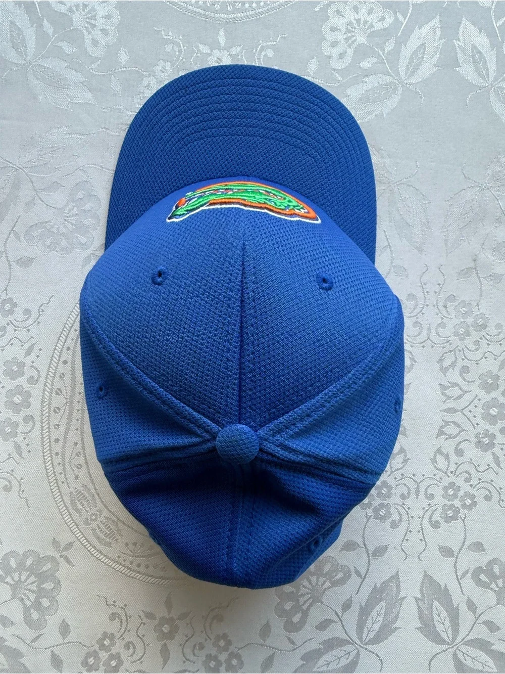 Top of the World Blue Flexfit Hat Cap Florida Gators Embroidered Logo OSFM (M/L)